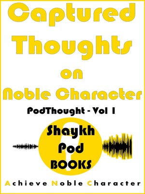 cover image of Captured Thoughts on Noble Character